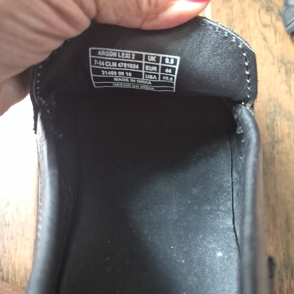 Lacoste Men's 10 Argon Lexi  Driving Slip Ons Moccasin Shoes Black - Picture 7 of 7